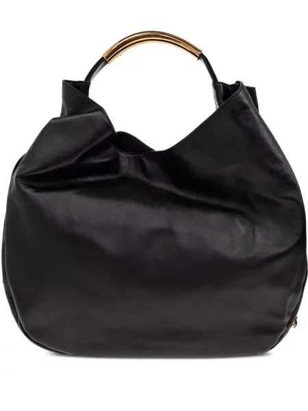 Geanta de piele Moschino din piele negru