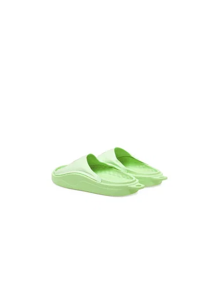 Šľapky adidas by Stella McCartney Slide Svetlo zelená