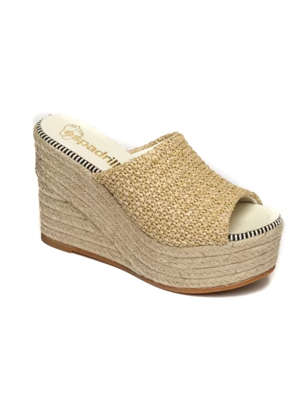 Sandały Espadrilles beżowe