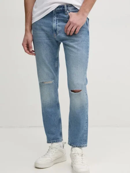 Traperice Calvin Klein Jeans za muškarce plava