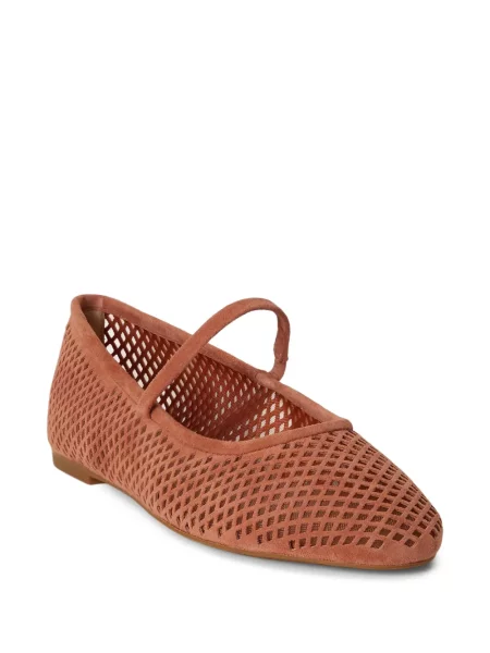 Balerini Lauren Ralph Lauren din piele maro