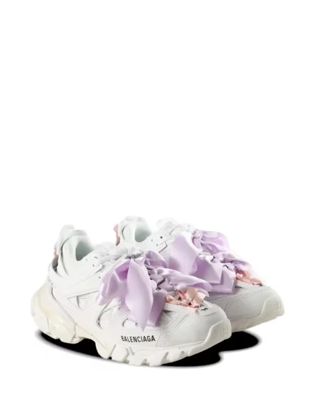 Бягане обувки за бягане Balenciaga Track с панделка бяло