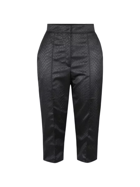 Tafta pantaloni Elisabetta Franchi negru