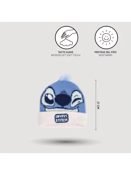 Căciulă copii Stitch gri