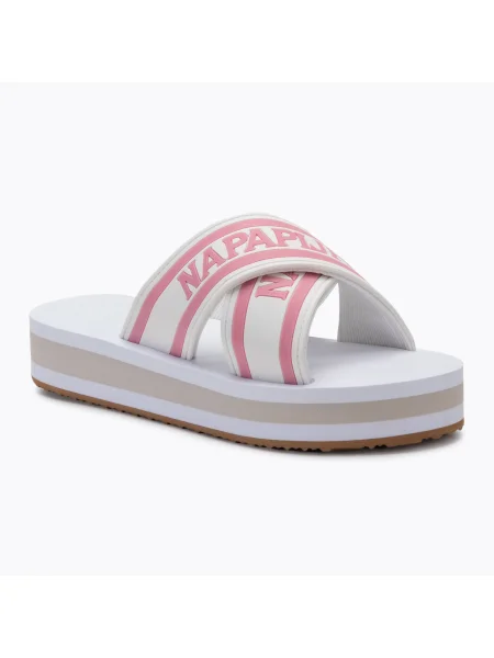 Дамски джапанки Napapijri bright white бяло