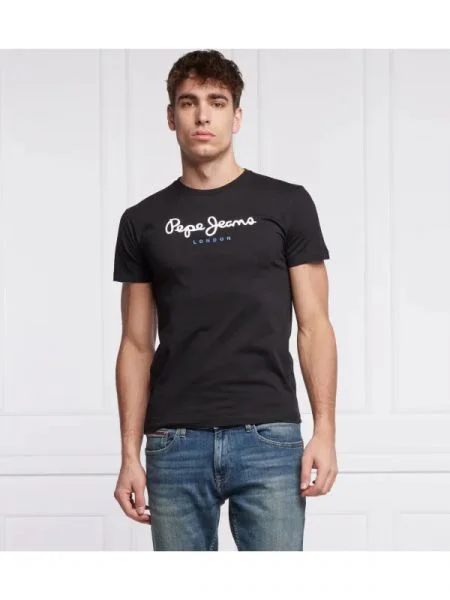Pepe Jeans London Póló eggo fekete