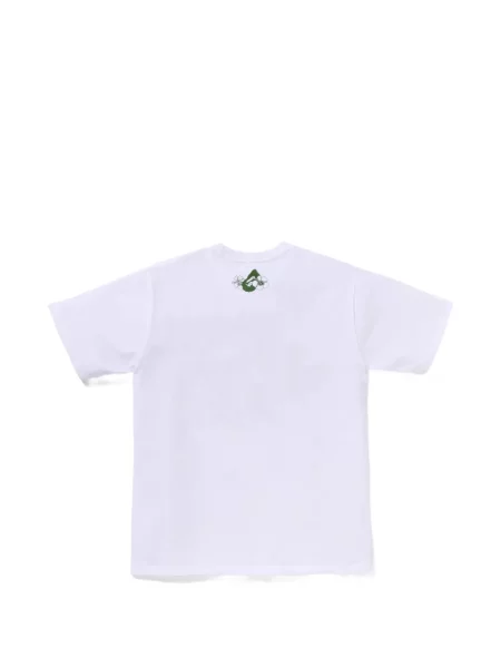 Tricou A Bathing Ape® cu imagine alb