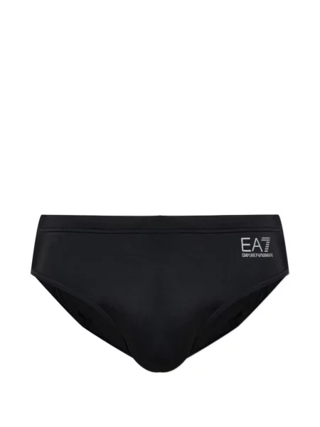 Kupaće gaće Ea7 Emporio Armani s printom crna