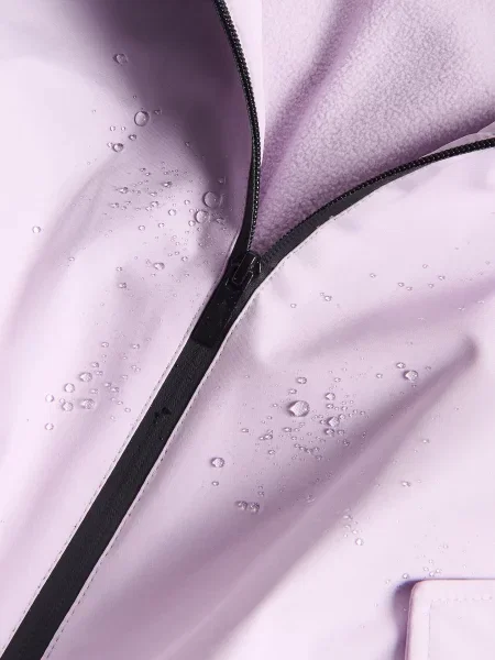 Reserved Kurtka softshell z kapturem fioletowy