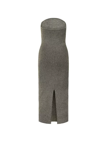 Rochie midi Khaite tricotate fără bretele