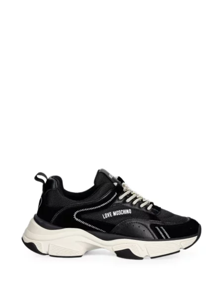 Sneakerși Love Moschino cu imagine negru