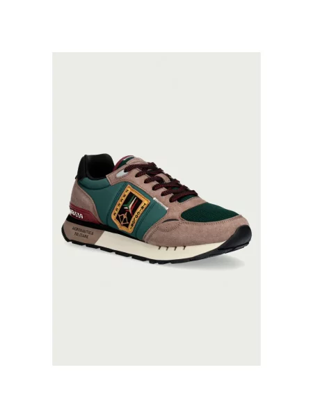 Lniane sneakersy Aeronautica Militare