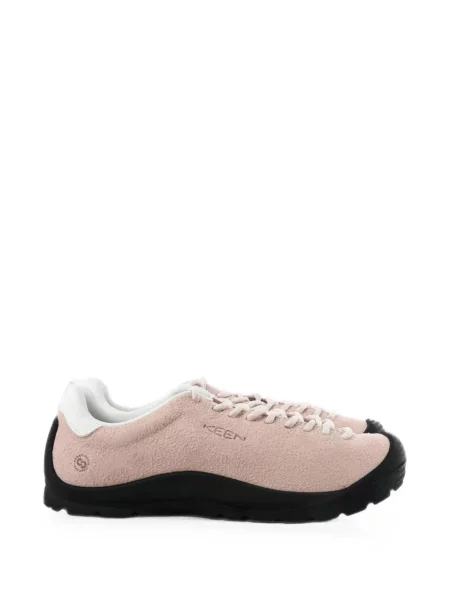 Sneakerși Keen Footwear din piele de căprioară roz