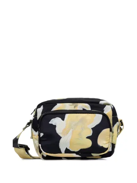 Torebka crossbody Stine Goya w kwiatki czarna