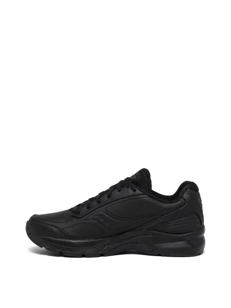 Кожаные кроссовки Saucony черные