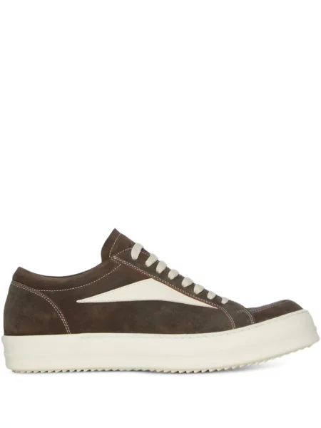Sneakers Rick Owens σουέντ καφέ