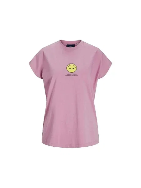 Tričko Jack & Jones ružová