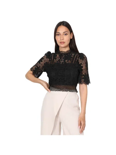 Top La Modeuse crna