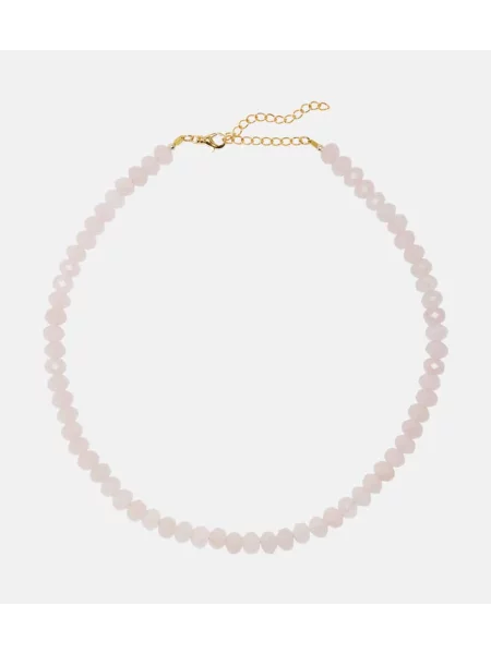 Ogrlica Jennifer Behr kroglice roza