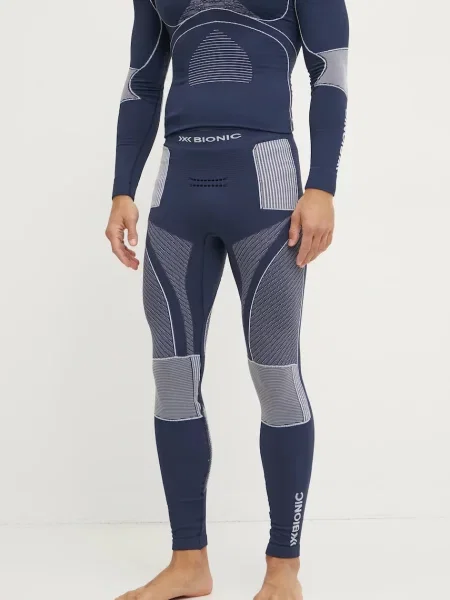 X-Bionic legginsy funkcyjne Energy Accumulator granatowy białe