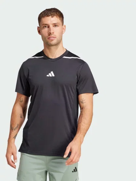 Футболка спортивна adidas чорний