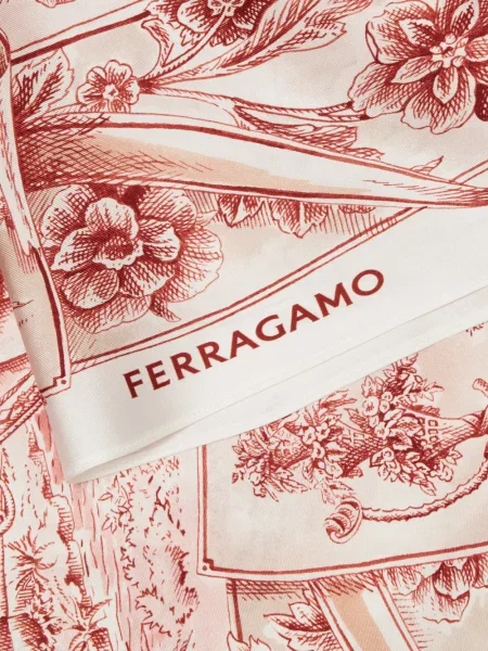 Top Ferragamo cu imagine alb