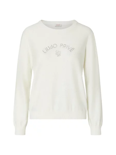 Top Liu Jo cu paiete alb