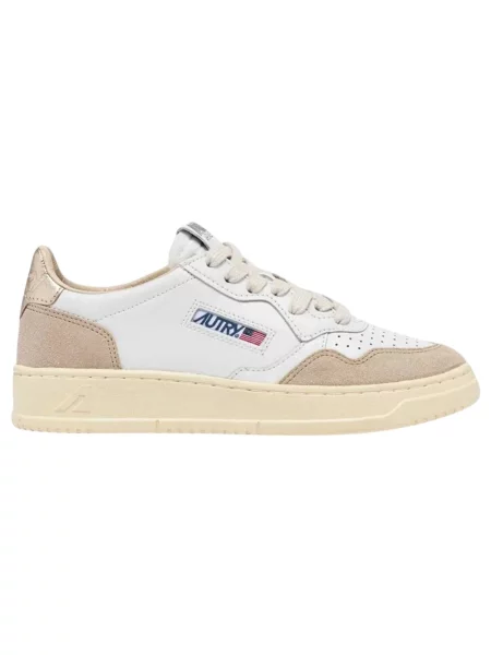 Sneakersy Autry skórzane białe