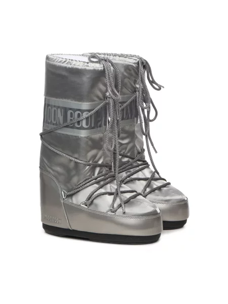 Śniegowce Moon Boot Icon Glance silver szare