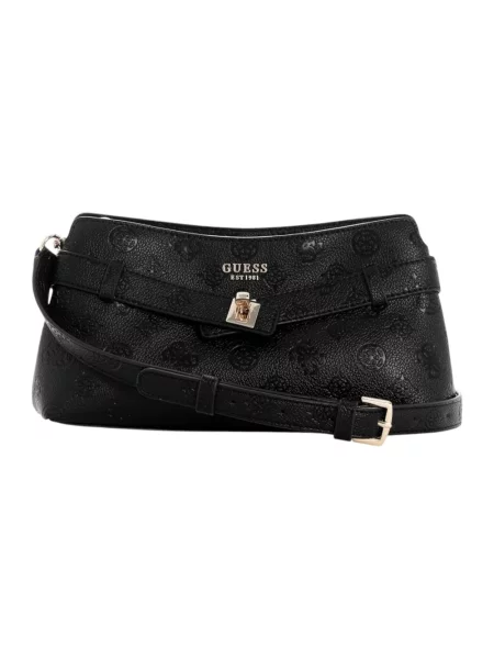 Torebka crossbody Guess z logo czarna