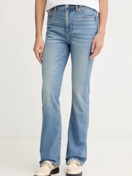 Calvin Klein Jeans blugi evazați pentru femei albastru