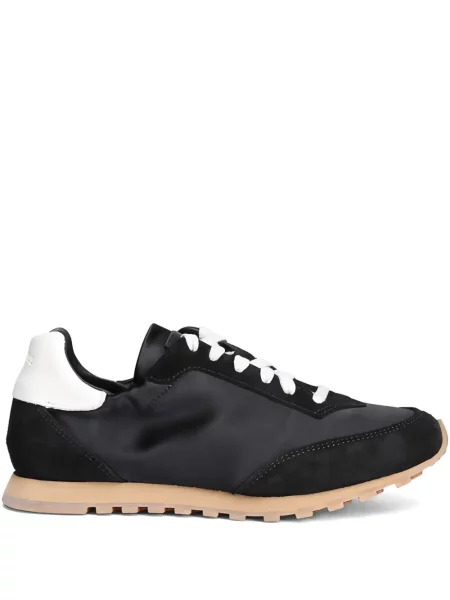 Sneakerși Le Monde Beryl cu șireturi din dantelă negru