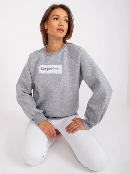 Hanorac cu glugă Fashionhunters cu glugă melange gri
