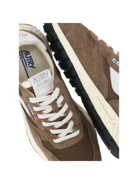 Sneakersy Autry brązowe