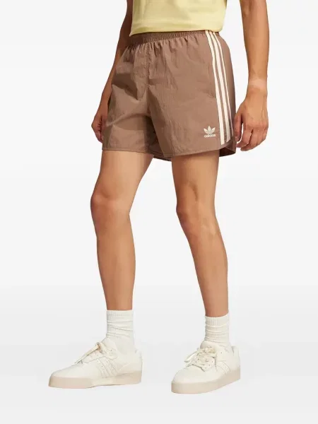 Pantaloni scurți Adidas cu broderie negru