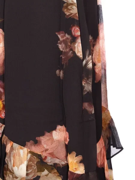 Fustă Zimmermann cu model floral cu imagine negru