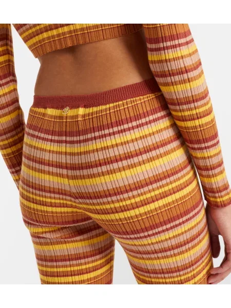 Pantaloni Bananhot cu dungi tricotate