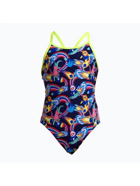 Gyerek egyrészes fürdőruha Funkita Diamond Back One Piece blast buddies. Méret: 14 AUS