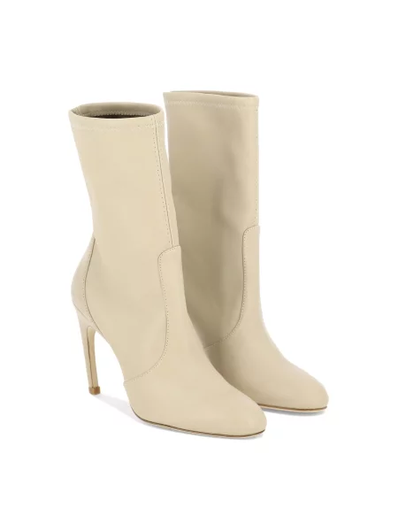 Botki Stuart Weitzman beżowe