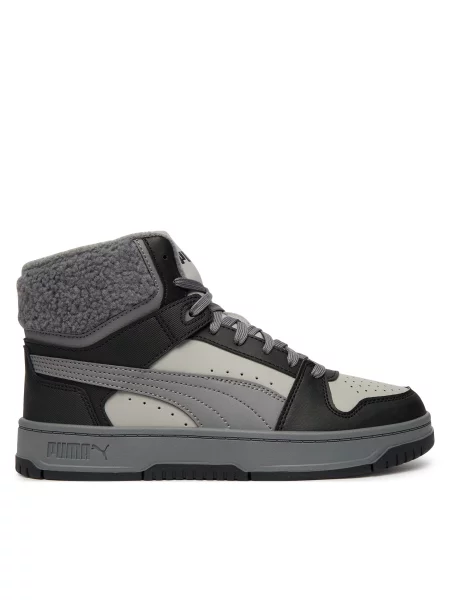 Сникърси Puma Rebound Slam Mid Cozy Jr 02 сив