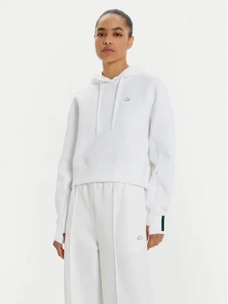Lacoste Суитшърт бял