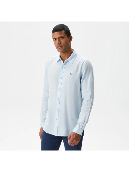 Рубашка Lacoste голубая