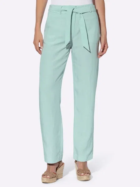 Heine Pantaloni mentă verde