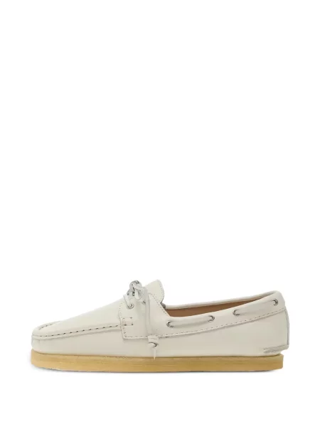 Pantofi Clarks Originals din piele alb