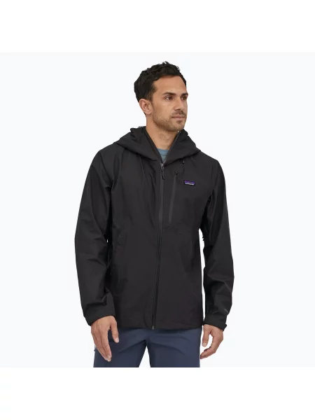 Bunda do deště Patagonia Granite Crest Rain black černá