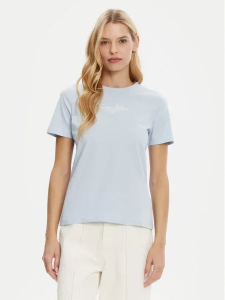 Tommy Hilfiger T-shirt Svijetloplava plava