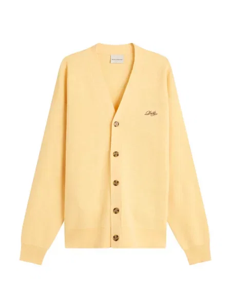 Sweter Drole De Monsieur z autografem żółty