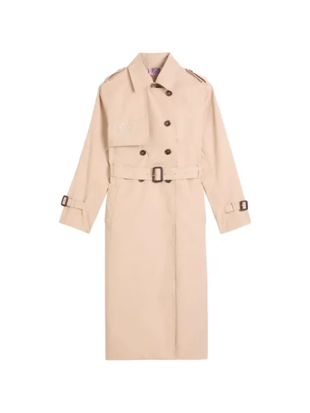 Trenci Juicy Couture cu două rânduri de nasturi cu autograf