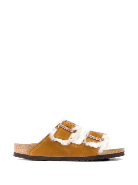 Sandale Birkenstock cu blană