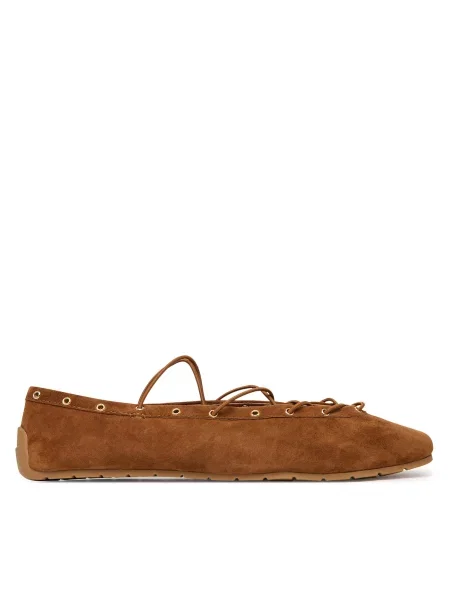 Steve Madden Μπαλαρίνες Pointe καφέ